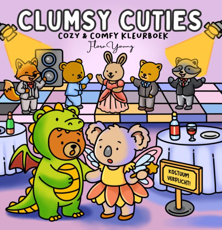 Clumsy Cuties - Cozy & comfy kleurboek