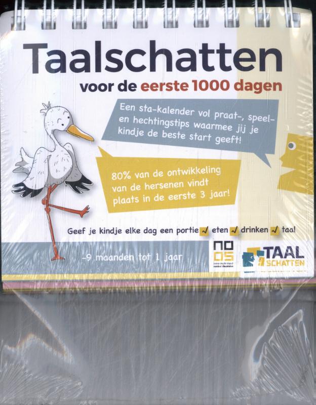 Taalschatten taalkalender - een stakalender vol praat-, speel, en hechtingstips