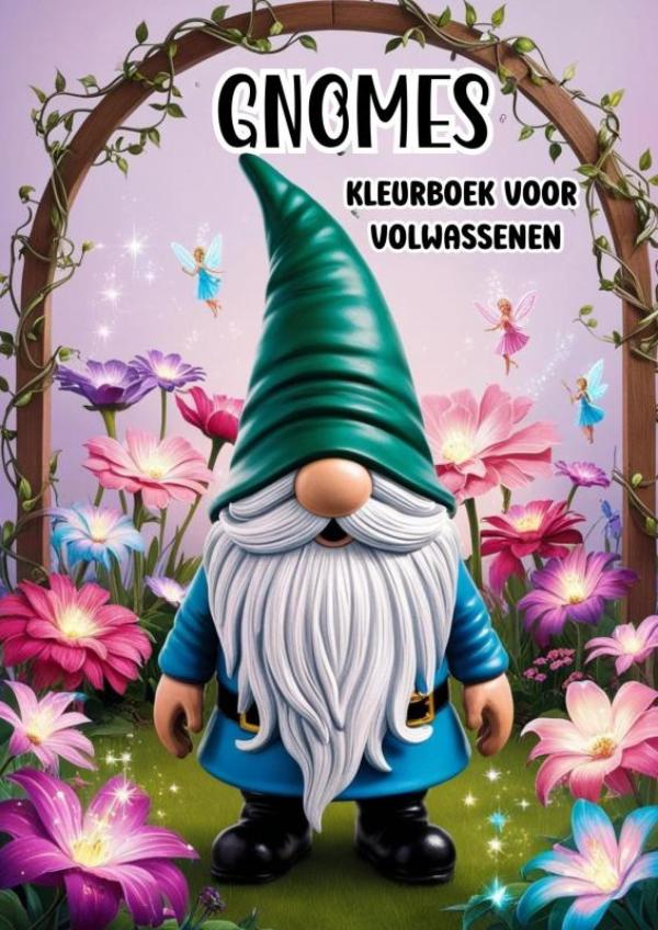Gnomes - Kleuren voor Volwassenen - 25 Kleurplaten voor Urenlange Ontspanning