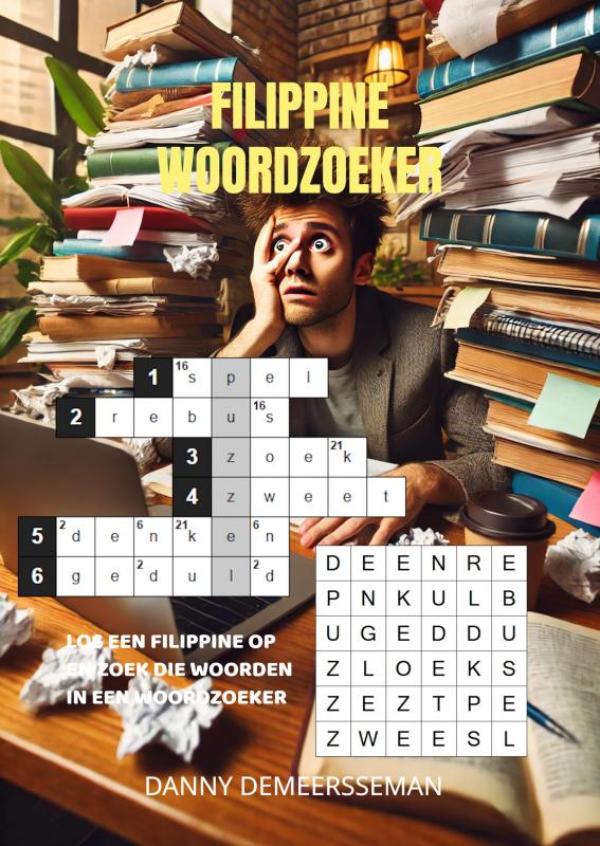 FILIPPINE-WOORDZOEKER - Los een Filippine op en zoek die woorden in een Woordzoeker