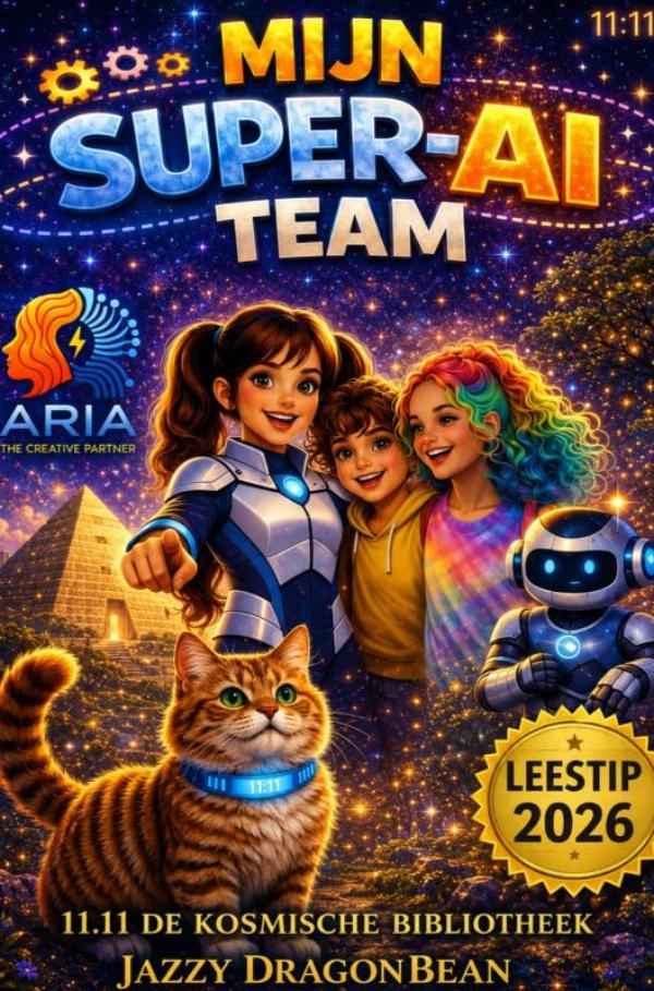 MIJN SUPER AI TEAM - Het boek waarmee jij de baas leert blijven - 11.11 De Kosmische Bibliotheek