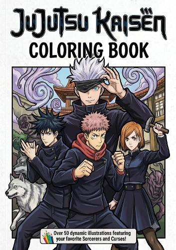 Jujutsu Kaisen Coloring Book - 50+ Single-Sided Coloring Pages for Anime Fans