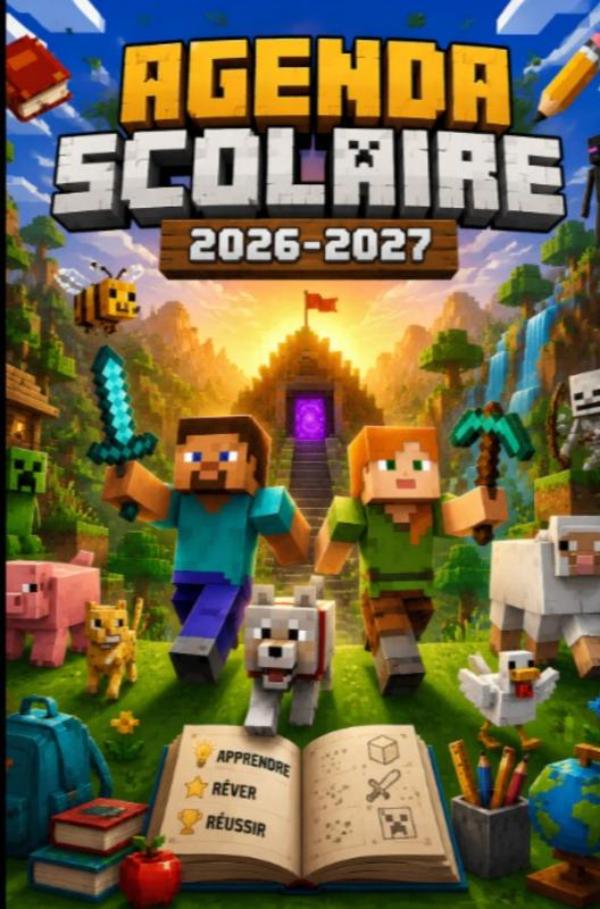 Agenda Scolaire 2026 2027 - Organisateur scolaire quotidien pour garçons et filles – Primaire, Collège & Lycée | Organisation scolaire, devoirs et suivi complet de l’année | carn
