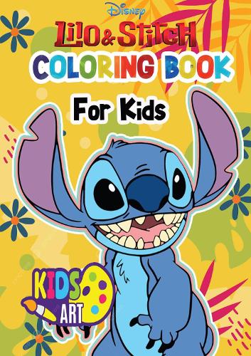 Lilo and Stitch Coloring Book - Cute Disney-Inspired Coloring Pages for Kids, Teens, and Adults Featuring Island Adventures, Ohana, and Fun Characters