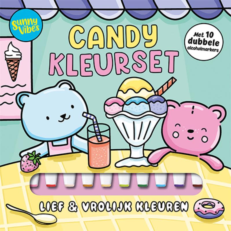 Sunny vibes - Candy kleurset - Lief & vrolijk kleuren