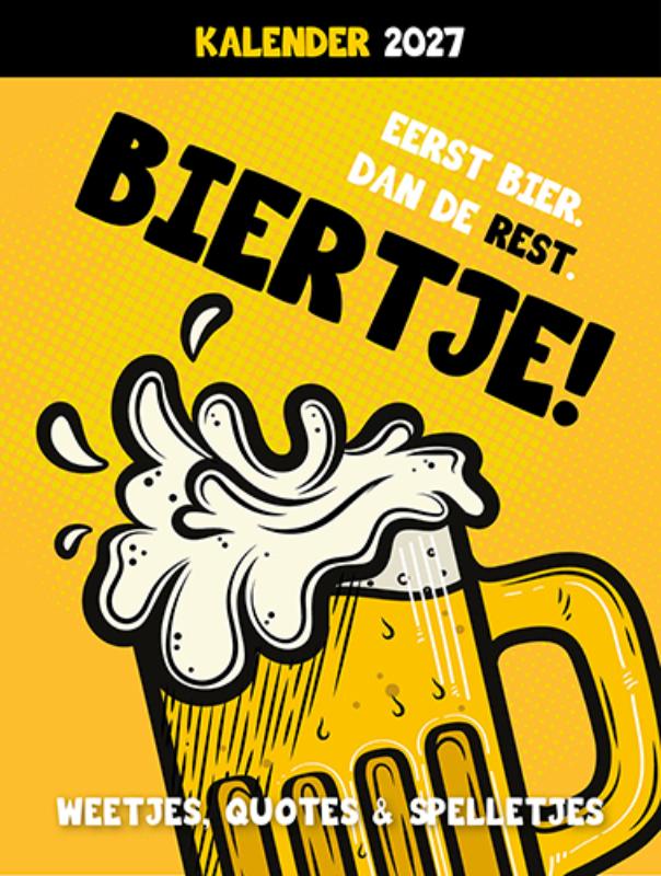 Scheurkalender 2027 Biertje! - Weetjes, quotes & spelletjes