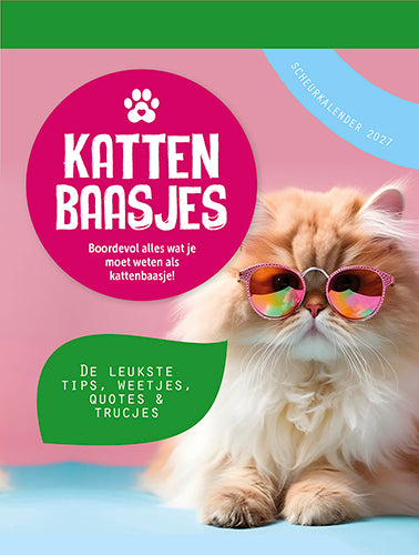 Scheurkalender 2027 Kattenbaasjes - De leukste tips, weetjes, quotes & trucjes
