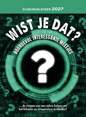 Scheurkalender 2027 Wist je dat? - Boordevol interessante weetjes