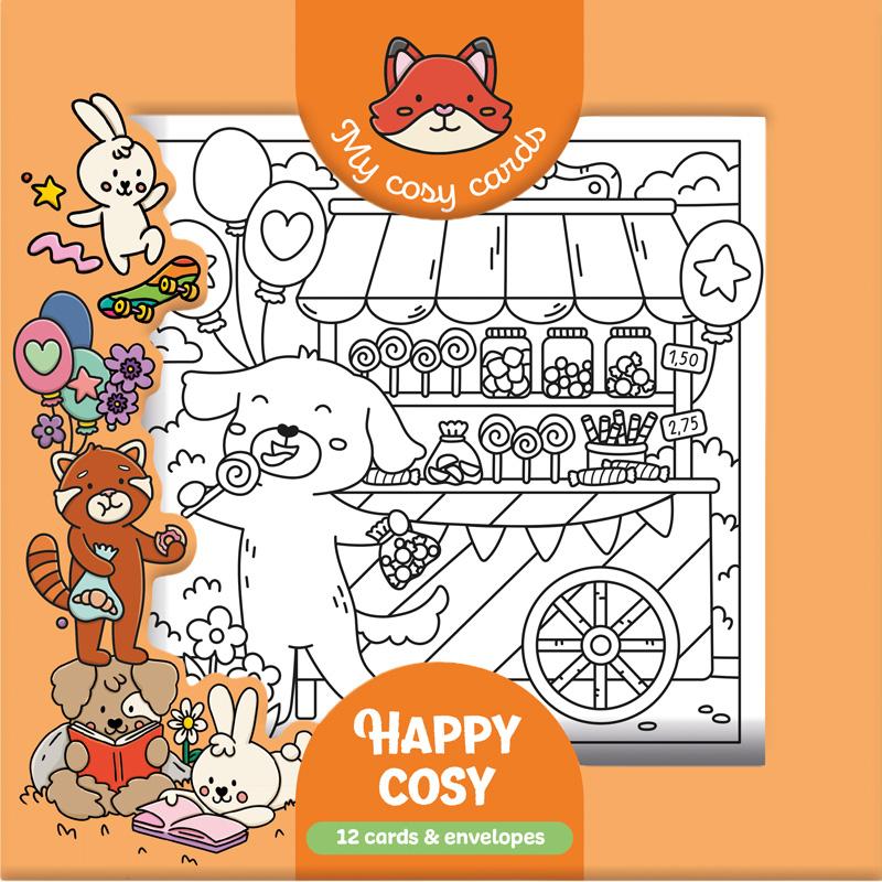 Happy Cosy - Stuur eens een kaartje