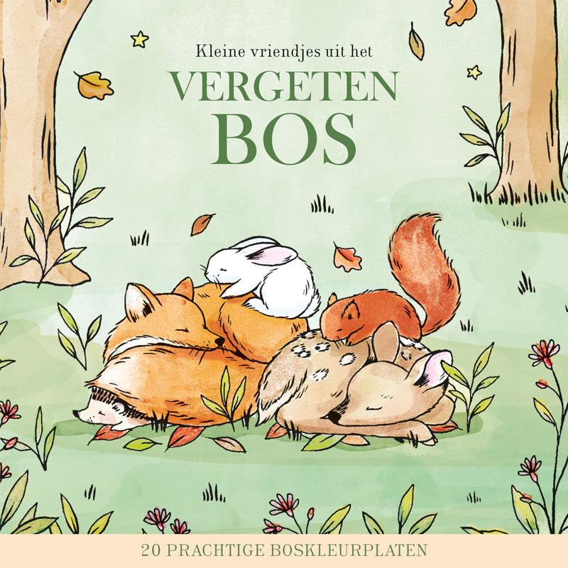 Kleine vriendjes uit het vergeten bos - 20 prachtige boskleurplaten