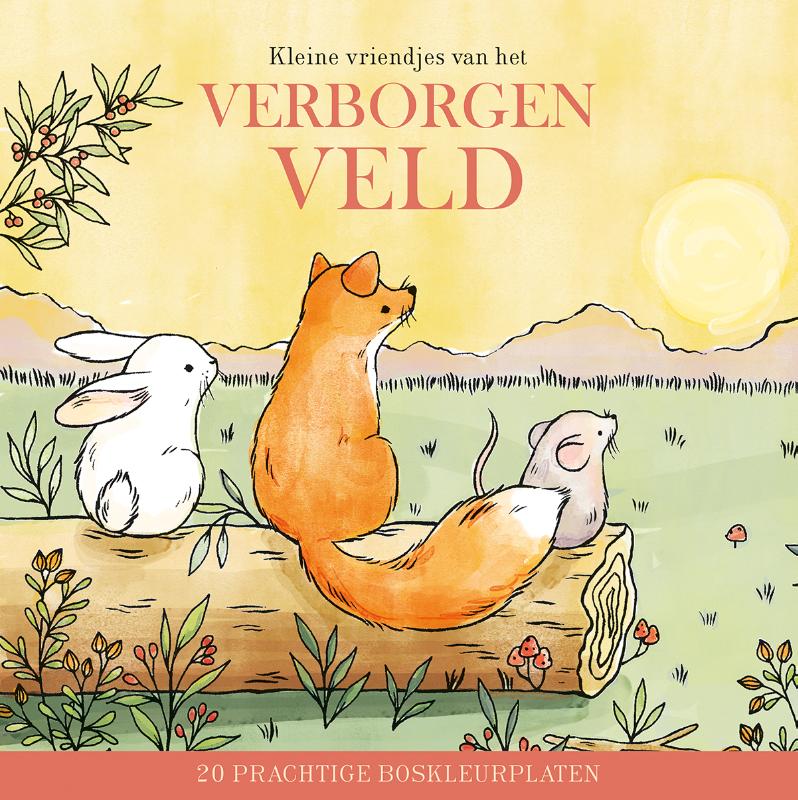 Kleine vriendjes van het verborgen veld - 20 prachtige boskleurplaten