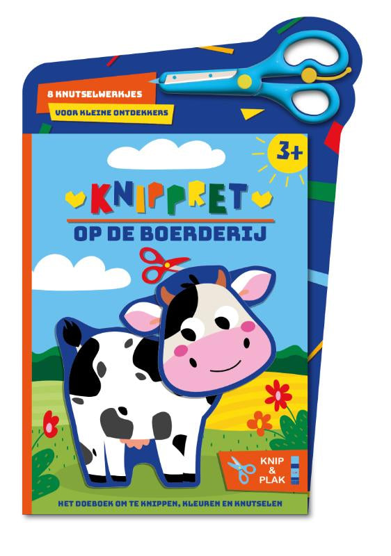 Knippret - Op de boerderij - Het doeboek om te knippen, kleuren en knutselen!