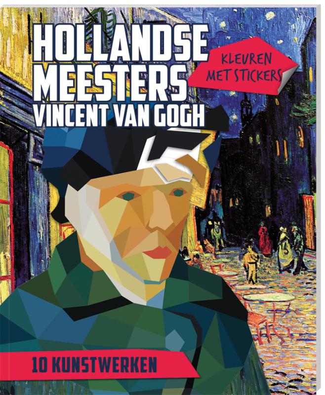 Kleuren met Stickers - Hollandse Meesters: Vincent van Gogh - Kleuren met stickers