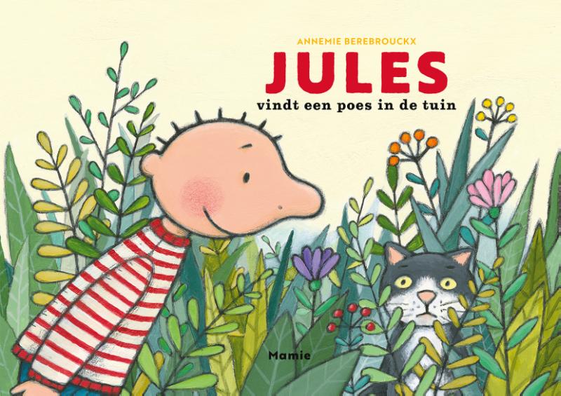 Jules vindt een poes in de tuin