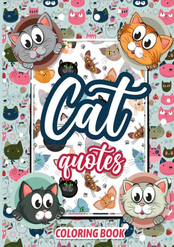 Cat Quotes - Mindfulness kleurboek