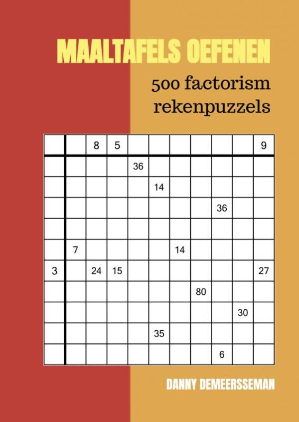 Maaltafels oefenen - 500 Factorism rekenpuzzels