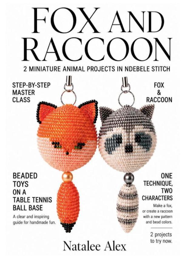 Beaded Fox & Raccoon Patterns - Modern Seed Bead Animal Art for Beginners