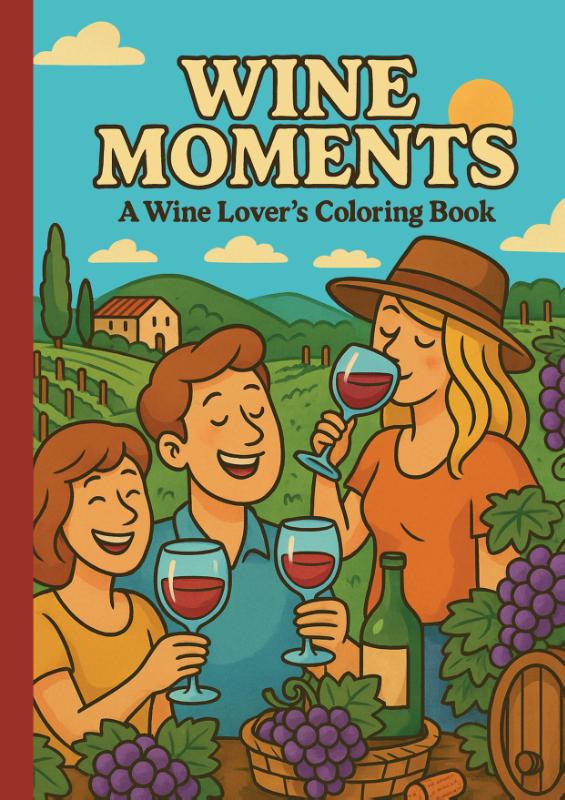 Wine Moments - a Wine Lover's Coloring Book