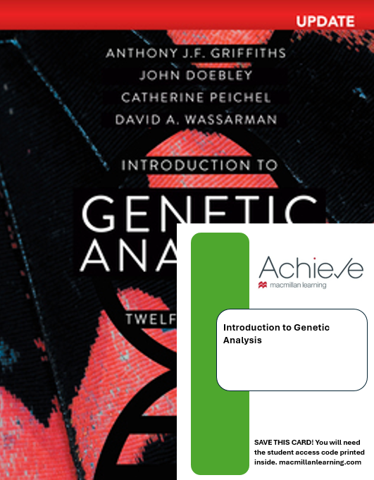 Cover van Introduction to Genetic Analysis 12th Edition inclusief Achieve Access Code