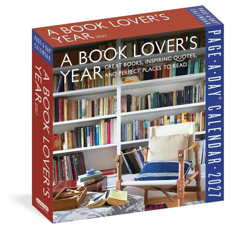 A Book Lover's Year Page-A-Day® Calendar 2027 - great Books, Inspiring Quotes, and Perfect Places to Read
