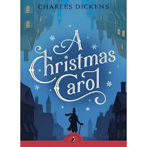 Boekomslag van A Christmas Carol voor kinderen 9-11 jaar in Puffin Classic editie