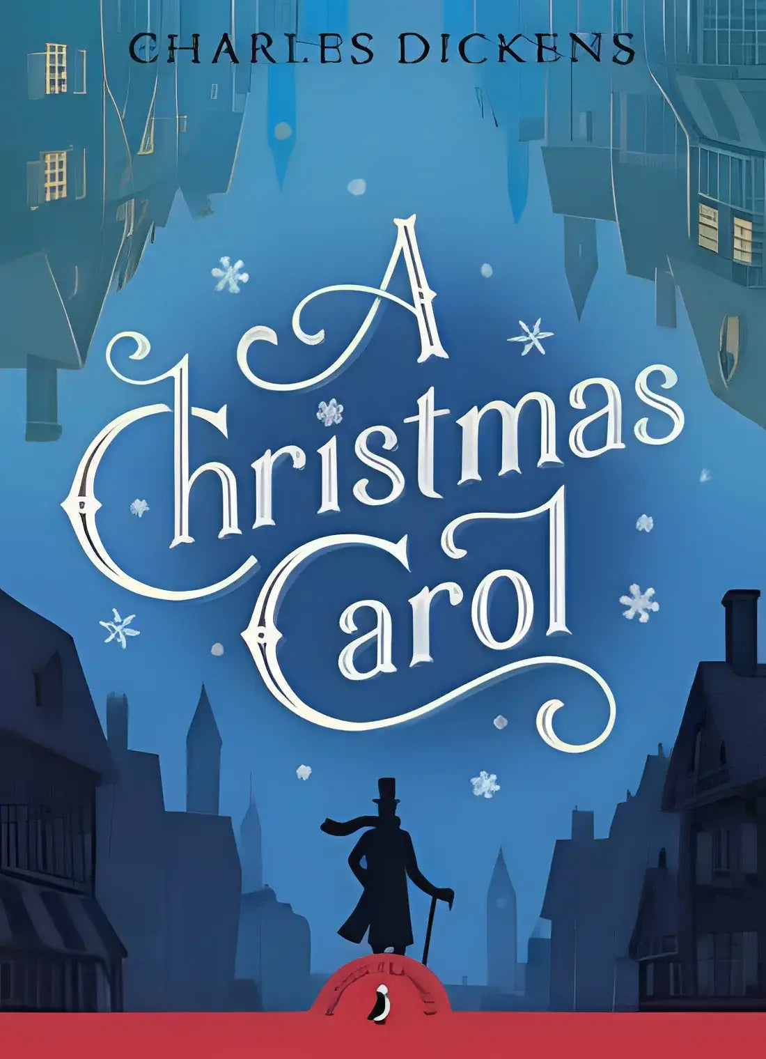 Boekomslag van A Christmas Carol voor kinderen 9-11 jaar in Puffin Classic editie
