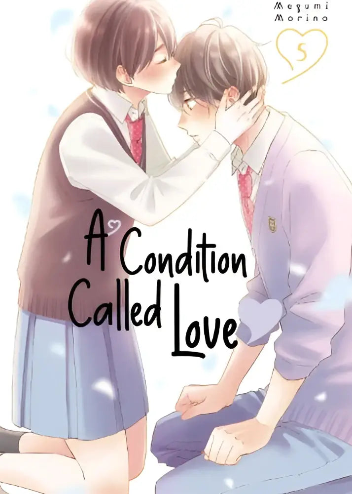 A condition called love 5 soft pastel illustration of two anime characters in school uniforms with brown and purple clothing