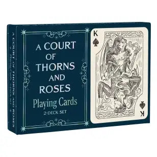 A Court of Thorns and Roses Official Playing Card Set (Night Court Inner Circle) - 2-Deck Set--from the ACOTAR Collection