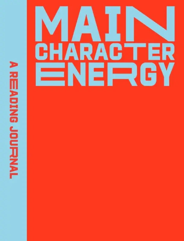 A Reading Journal: Main Character Energy - All about characters reading journal, Book review log, Track your reading progress, A5 Reading Log Notebook