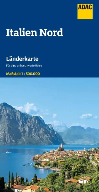 ADAC Länderkarte Italien Nord 1:500.000 - Straßenkarte und Autokarte