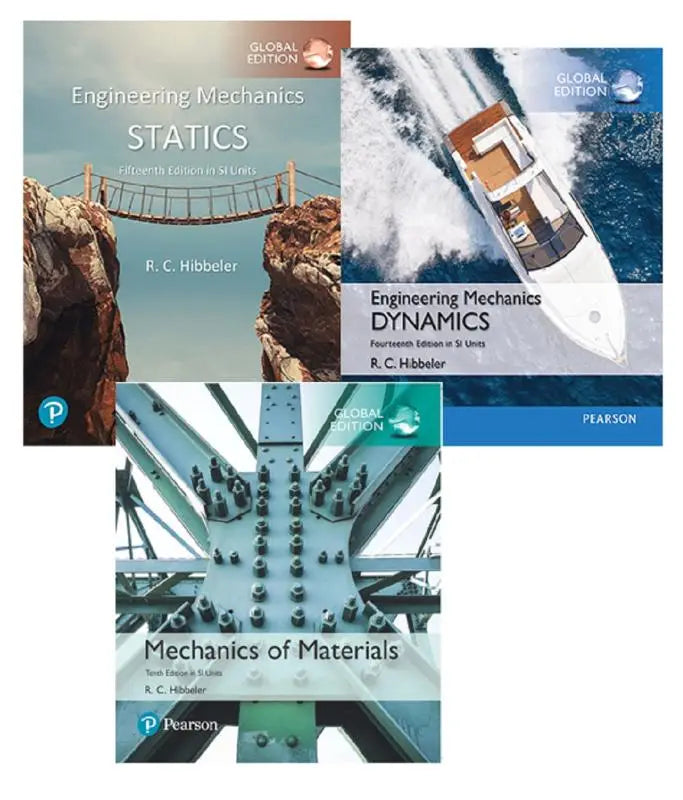 Engineering mechanics statics textbook 15th edition si units by r in aerospace hibbeler pack 2023 custom edition
