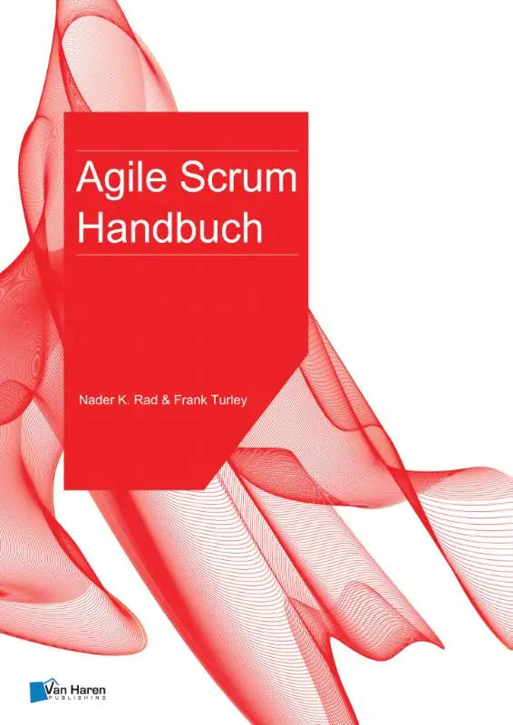 Rood boek met witte tekst agile scrum handbuch van nader k als scrum handbuch voor agile scrum methodologie