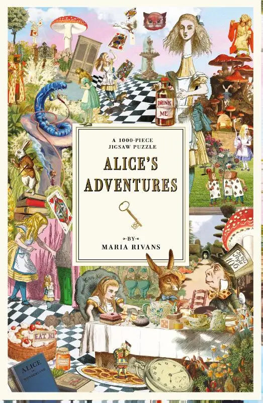 Alice's Adventures: A 1000-Piece Jigsaw Puzzle - A 1000-Piece Jigsaw Puzzle for Adults, Premium Quality, Beautiful Design, Inspired by Lewis Carroll's Alice in Wonderland