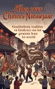 Traditionele chinees nieuwjaar viering met rode en gouden decoraties in het feest ter wereld product alles over chinees nieuwjaar