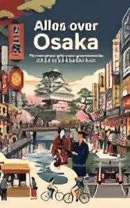De complete gids alles over osaka toont traditionele japanse architectuur en straatbeelden met focus op dagelijks leven