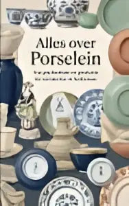 Een collectie blauw-witte porseleinen beeldjes met gedetailleerde bloemmotieven in alles over porselein