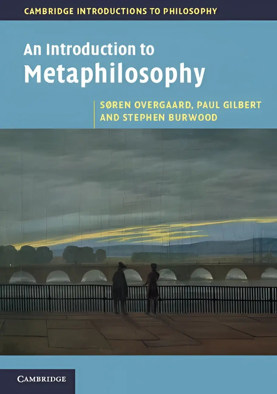 Blauwe hardcover boek an introduction to metaphilosophy door søren overgaard, paul gilbert en stephen burwood biedt een duidelijke en uitgebreide inleiding