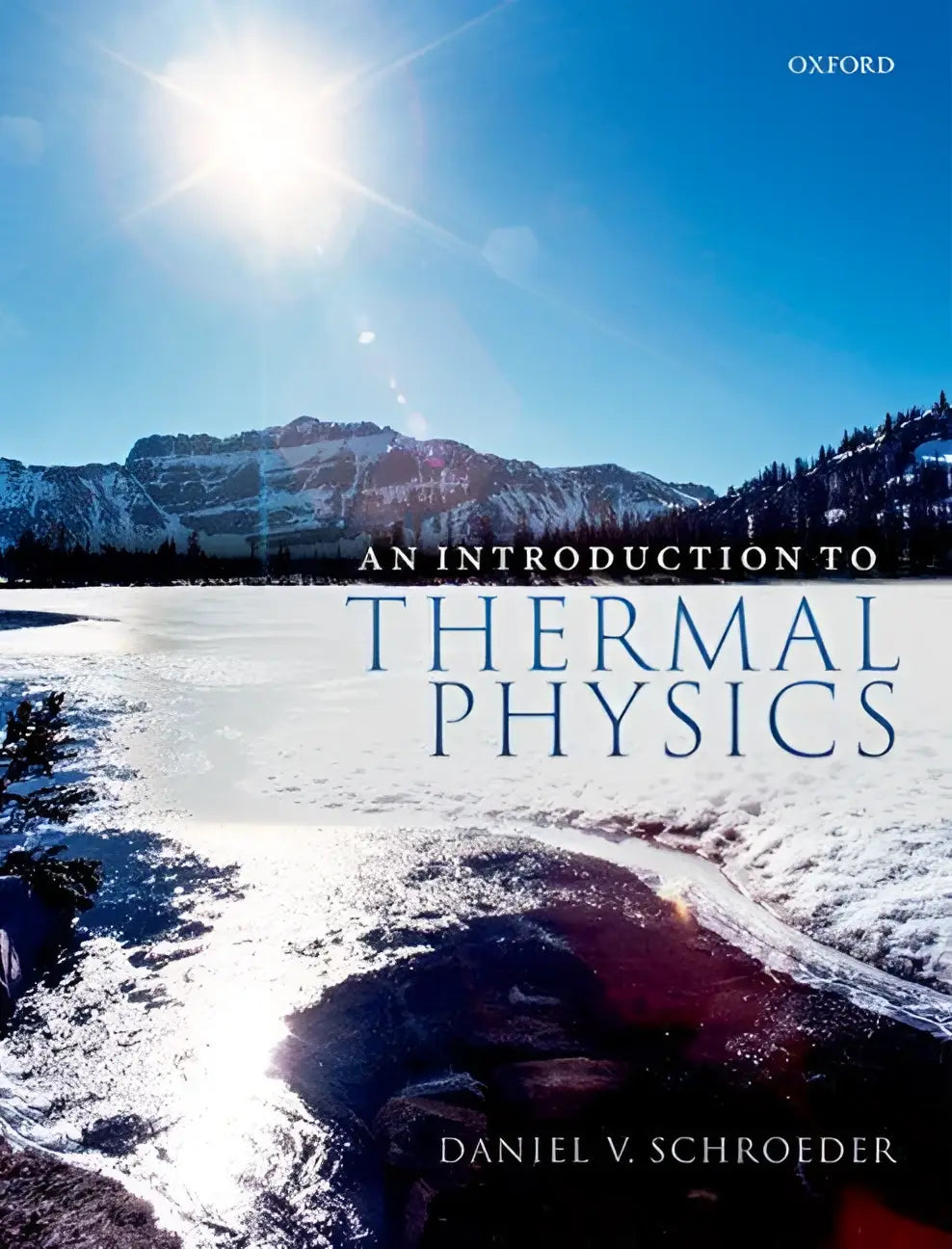 Oxford paperback textbook for the study of thermal physics by Daniel V, used at Weber State University