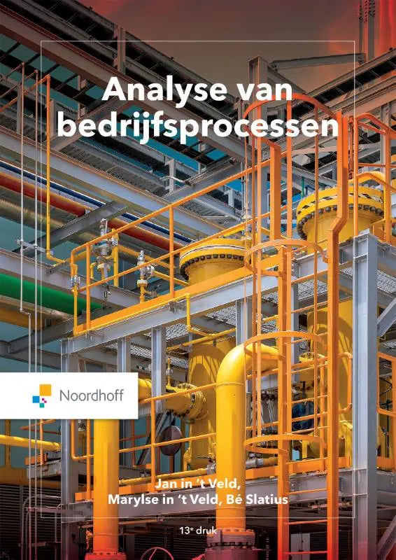 De cover van het management algemeen boek analyse van bedrijfsprocessen door jan in t veld en marylse in t veld