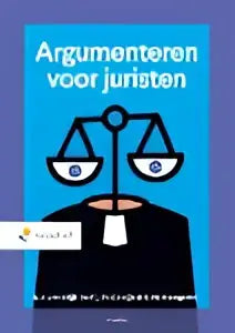 Zwarte boek met minimalistische witte weegschaal en nederlandse tekst voor taal hoger onderwijs juristen