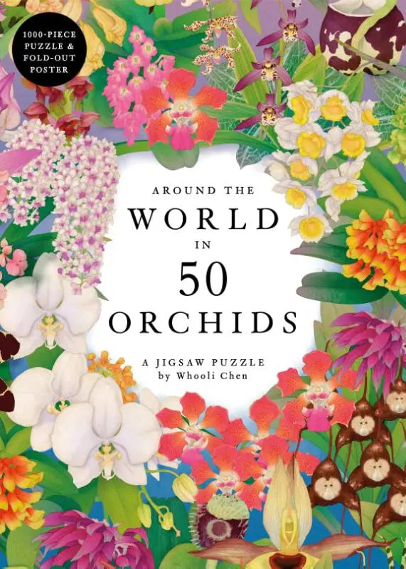 Around the World in 50 Orchids - a Jigsaw Puzzle