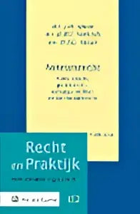 Boek nietzsche recht en praktijk met zwarte tekst op witte cover tegen blauwe achtergrond voor auteursrecht door wolters kluwer nederland