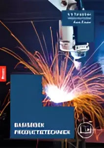 Industriële laser gesneden metalen beugels met mat zwarte afwerking en zilveren accenten in basisboek productietechniek van abboy verkuilen en erik tempelman