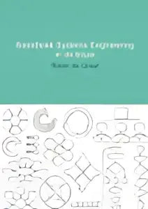 Minimalistisch teal logo van bentley car company op cover van basisboek systems engineering in de bouw