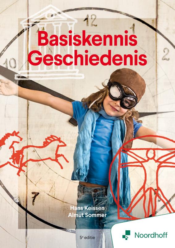 Kind draagt een bruine vliegerhoed en bril met blauwe shirt en sjaal bij basiskennis geschiedenis vanaf 24-08-2026