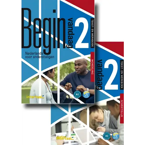 Begin vandaag 2 mondeling en schriftelijk tekst-/werkboek + intertaal augmented - begin vandaag 2 mondeling