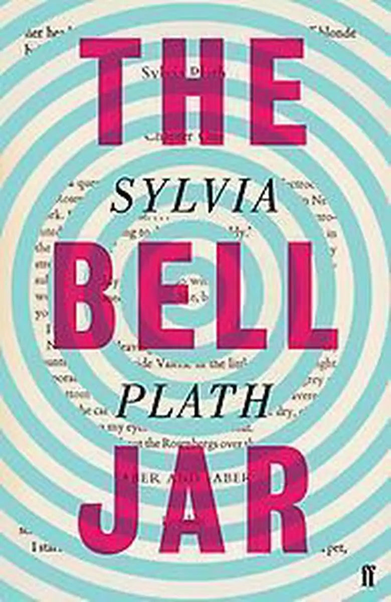 Boekomslag van The Bell Jar weergegeven op het product Bell Jar
