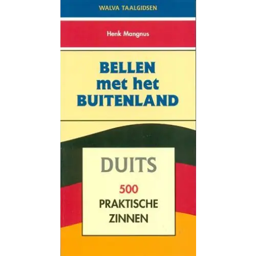 Bellen met het buitenland duits - bellen met het buitenland duits - boek