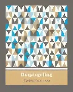 De omslag van het opdrachtenboek vwo bovenbouw bespiegeling ed 2 toont een patroon van interlockende driehoeken in blauw, beige en grijs