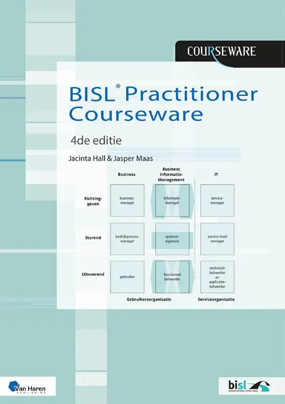 Cover van de bisl® practitioner courseware 4de editie voor professionele it-servicemanagement training